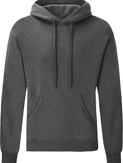 Fruit of the Loom Classic Hooded Sweat Mikina s kapucí 16.2208 dark heather grey