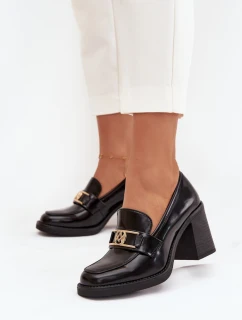 Polobotky na podpatku model 217842 Step in style