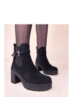 Boty na podpatku model 221022 Solea Boty na podpatku model 221022 Solea