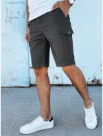 Pánské tmavě šedé šortky FashionStreet SX2430