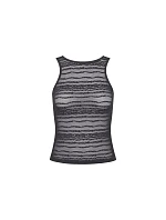 Dámské tílko FREE Evolve Tank Top Lace - BLACK - černé 0004 - SLOGGI