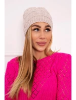 Fleecová čepice Marta K231 light beige Fleecová čepice Marta K231 light beige
