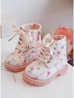 Dětské zateplené boty na zip Růžové Dolida Dětské zateplené boty na zip Růžové Dolida