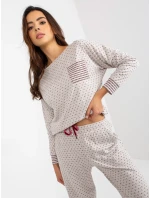 Pyžamo BR PI 9114 světle béžové