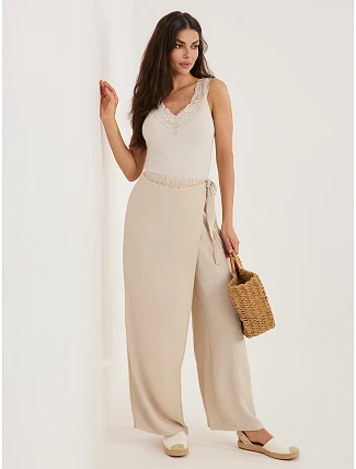 Kalhoty CS SP XYS3376.96 béžové