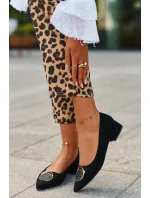 Loděnky S Nízkým Podpatkem Z Ekologického Semiše S.Barski KV27-037 Černé