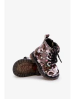 Dětské Zateplené Kotníkové Boty s Zipem Jednorožci Černé Tiptop