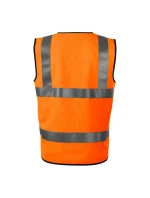 Unisex reflexní vesta HV Bright (fluorescenční oranžová)