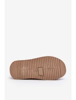 Dámské Sněhule Na Hrubé Podrážce Beige Caliksa