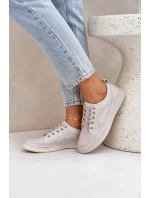 Dámské Kožené Tenisky Šedé Cloesa