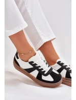 Dámské Tenisky Na Platformě Bílá-Černá Sivirae