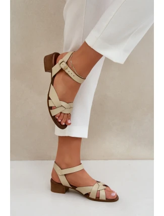 Sandály na podpatku  model 210706 Step in style