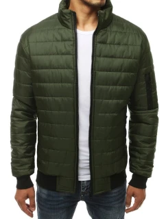 Pánská přechodná prošívaná zelená bunda TX3408