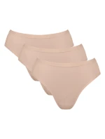 Dámské kalhotky GO Daily Cotton Tai 3P - BROWN - SLOGGI BROWN - SLOGGI