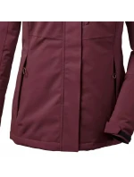 Dámský kabát s kapucí Killtec KOW 170 WMN JCKT bordó (38030/445)