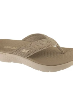 Sandály Skechers Go Walk Flex - Holly 141459-TPE Beige 36