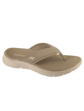 Sandály Skechers Go Walk Flex - Holly 141459-TPE Beige 36