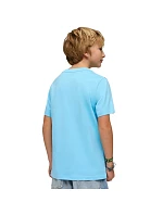 Puma ESS Small No.1 Logo Centered Tee blue 692975 45 dětské tričko