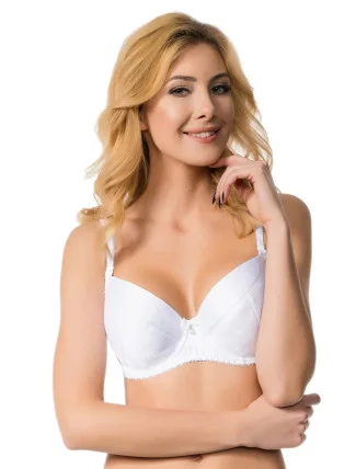 Dámská podprsenka Full Cup Bianco 01056 - Mediolano Dámská podprsenka Full Cup Bianco 01056 - Mediolano