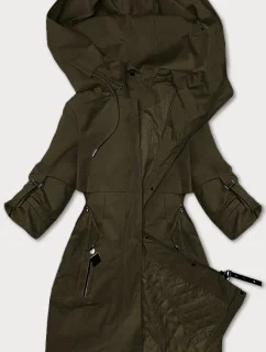 Dámská bunda typu větrovka v khaki barvě S'West (B8357-11)