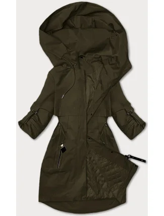 Dámská bunda typu větrovka v khaki barvě S'West (B8357-11) Dámská bunda typu větrovka v khaki barvě S'West (B8357-11)