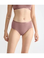 Dámské kalhotky GO Daily Cotton Midi 3P - BROWN - sv. hnědé 1141 - SLOGGI