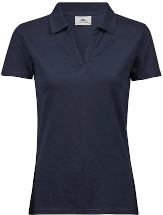 Tee Jays TJ 1409 Dámské luxusní piqué polo s výstřihem do V 18.1409 navy Tee Jays TJ 1409 Dámské luxusní piqué polo s výstřihem do V 18.1409 navy