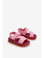 Dětské sandálky na suchý zip vonící ZAXY LL385001 růžové Dětské sandálky na suchý zip vonící ZAXY LL385001 růžové