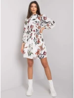 Šaty RO SK E01.49P bílá zelená Šaty RO SK E01.49P bílá zelená