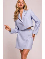 M854 Mini sukně - světle modrá