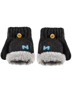 UZAVŘENÉ RUKAVICE S KOŽEŠINOU R-212