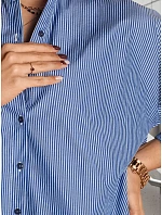 Dámské oversize tričko BLISS modré FashionStreet DY0351