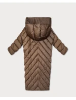 Hnědá zimní bunda netopýřího typu Minority (P3-6026-305)