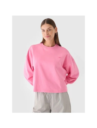 Dámská mikina bez podšívky s kapucí 4F 4FWAW24TSWSF1305-54S Dámská mikina bez podšívky s kapucí 4F 4FWAW24TSWSF1305-54S