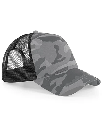 Beechfield B 694 5 panelová Trucker kšiltovka "Camo" 53.0694 arctic camo Beechfield B 694 5 panelová Trucker kšiltovka "Camo" 53.0694 arctic camo