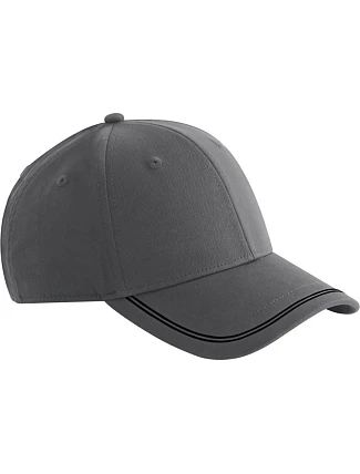 Beechfield B 166R 6 panelová kšiltovka "Match Day" 53.166R gunmetal grey/black Beechfield B 166R 6 panelová kšiltovka "Match Day" 53.166R gunmetal grey/black