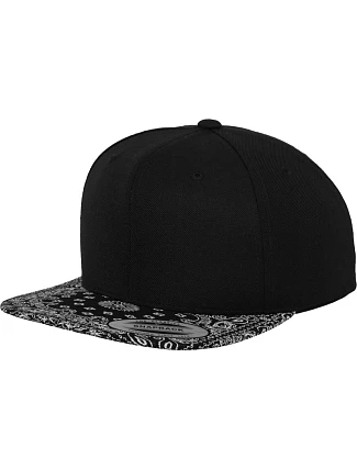 Flexfit 6089F/6089BD/6089CB 6 panelová baseballová kšiltovka 55.689P black/paisley Flexfit 6089F/6089BD/6089CB 6 panelová baseballová kšiltovka 55.689P black/paisley