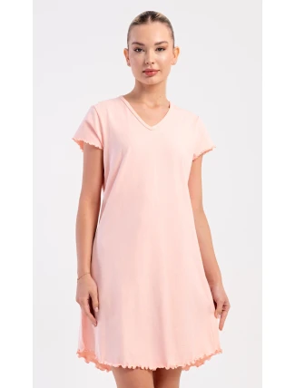 Dámská noční košile s krátkým rukávem Sandra Dámská noční košile s krátkým rukávem Sandra