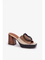 Pantofle model 212886 Step in style Pantofle model 212886 Step in style