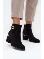 Boty na podpatku  model 216808 Step in style