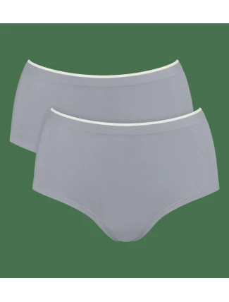 sloggi GO Sense Highwaist 2P - GRAY - SLOGGI GRAY - SLOGGI