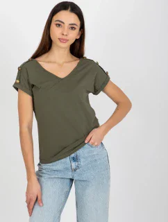 Dámská halenka TW BZ BL 1006.56 tmavá khaki