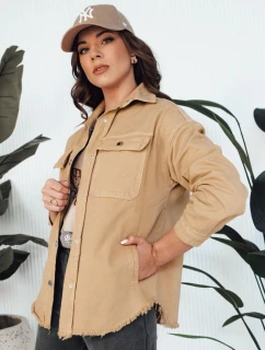 Dámská džínová bunda RAWEY béžová FashionStreet TY4308