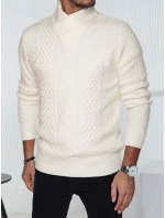 Pánský bílý svetr FashionStreet WX2254