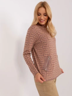 Jumper AT SW 2341.00P světle hnědý