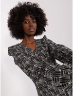 Šaty LK SK 509474 2.55P šedá černá Šaty LK SK 509474 2.55P šedá černá