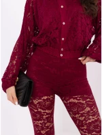 MI SP kalhoty K87.55 bordó