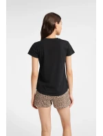 Dámské pyžamo Boutique 40614-99X Caramel and Black - Henderson Ladies