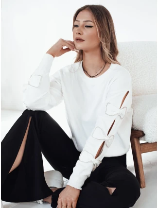 RILON dámský svetr bílý FashionStreet MY2298