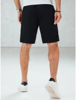 Pánské černé teplákové šortky FashionStreet SX2512